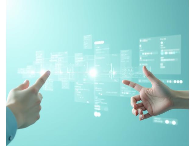 Illustration of a person gracefully interacting with various digital controls and privacy settings, symbolizing user control over their data.